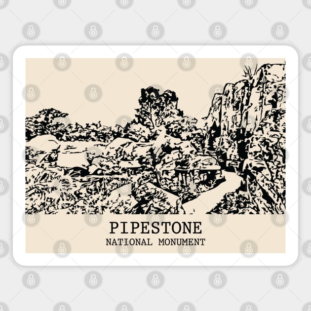 Pipestone National Monument Magnet by Lakeric